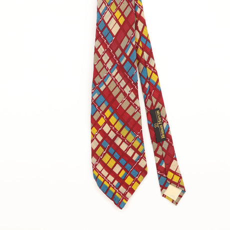 Front Detail of Vintage Missoni Geometric Patterned Tie