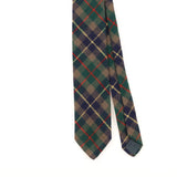 Front Detail of Vintage 1990's Pendleton Plaids & Checks Patterned Tie