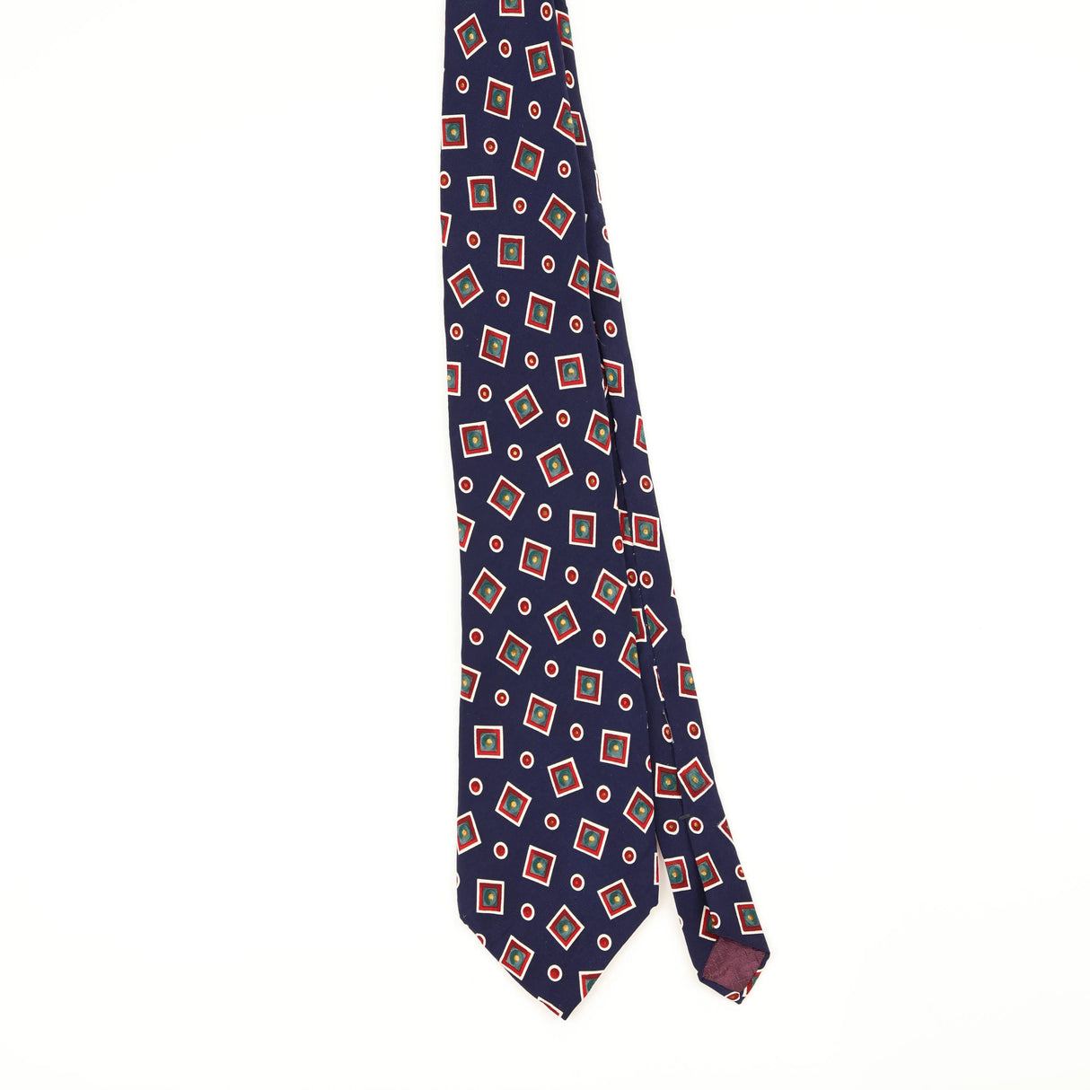 Front Front of Vintage 1990's Geometric Patterned Tie