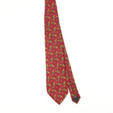 Front of Vintage 1990's Francesco Smalto Geometric Patterned Tie