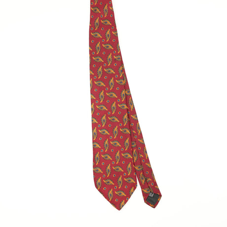 Front of Vintage 1990's Francesco Smalto Geometric Patterned Tie