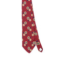 Front Front Detail of Vintage 1990's Claiborne Golf Ball Geometric Patterned Tie