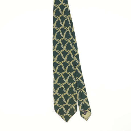 Front Front of Vintage 1990's Emporio Armani Geometric Patterned Tie