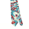 Front Detail of Vintage 1980's Abstract Patterned Tie