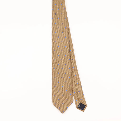 Front of Vintage 1990's Canali Polka Dot Patterned Tie
