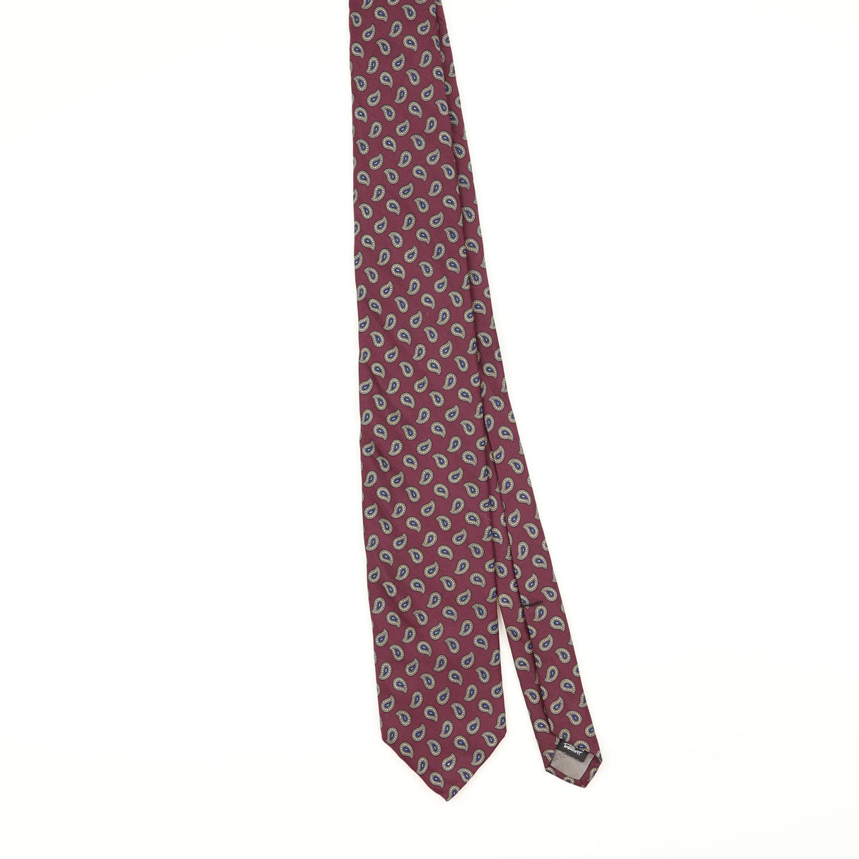 Front of Vintage 1990's Robert Talbott Paisley Patterned Tie