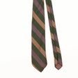 Front Detail of Vintage Striped Patterned Tie