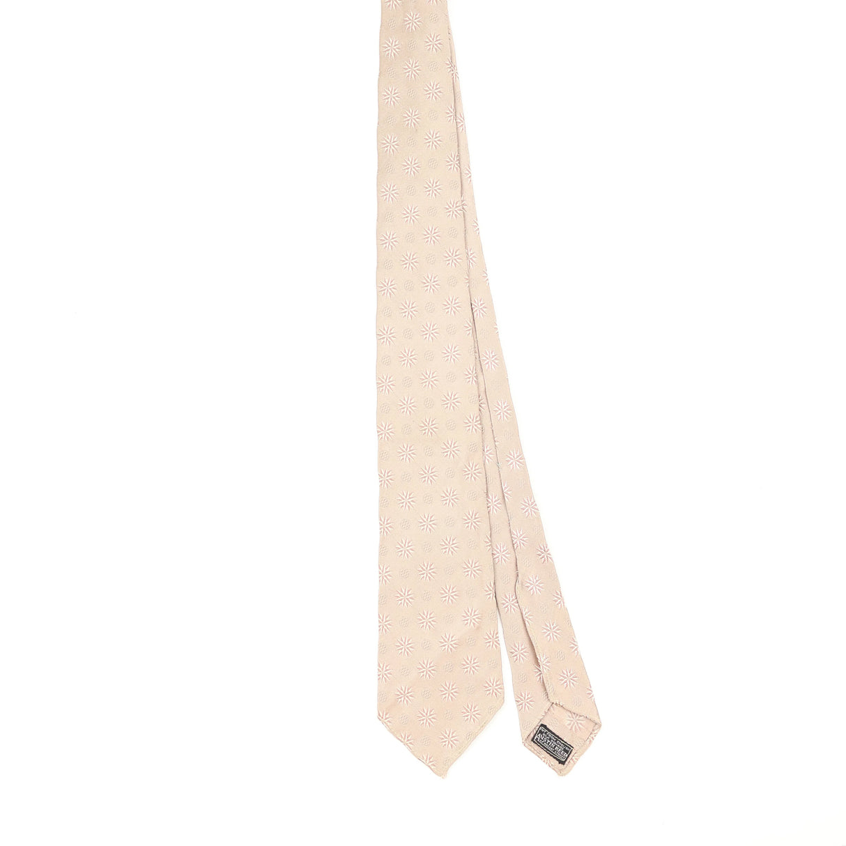 Front Front of Vintage 1980's Austin Reed Stars Geometric Patterned Tie