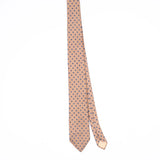 Front Front of Vintage 1990's Bert Pulitzer Foulard Polka Dot Patterned Tie