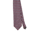Front Front Detail of Vintage 1990's Bert Pulitzer Geometric Patterned Tie