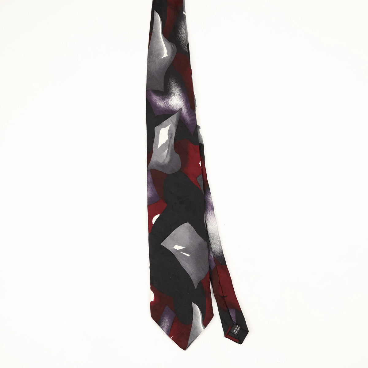 Front Front of Vintage 1990's Abstract Patterned Tie