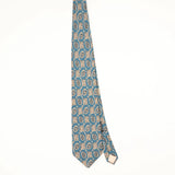 Front Front of Vintage 1980's Ted Lapidus Geometric Patterned Tie