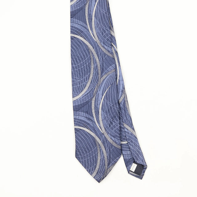 Front Front Detail of Vintage Pierre Cardin Swirls Abstract Patterned Tie