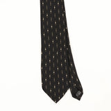 Front Front Detail of Vintage 1990's Geometric Patterned Tie