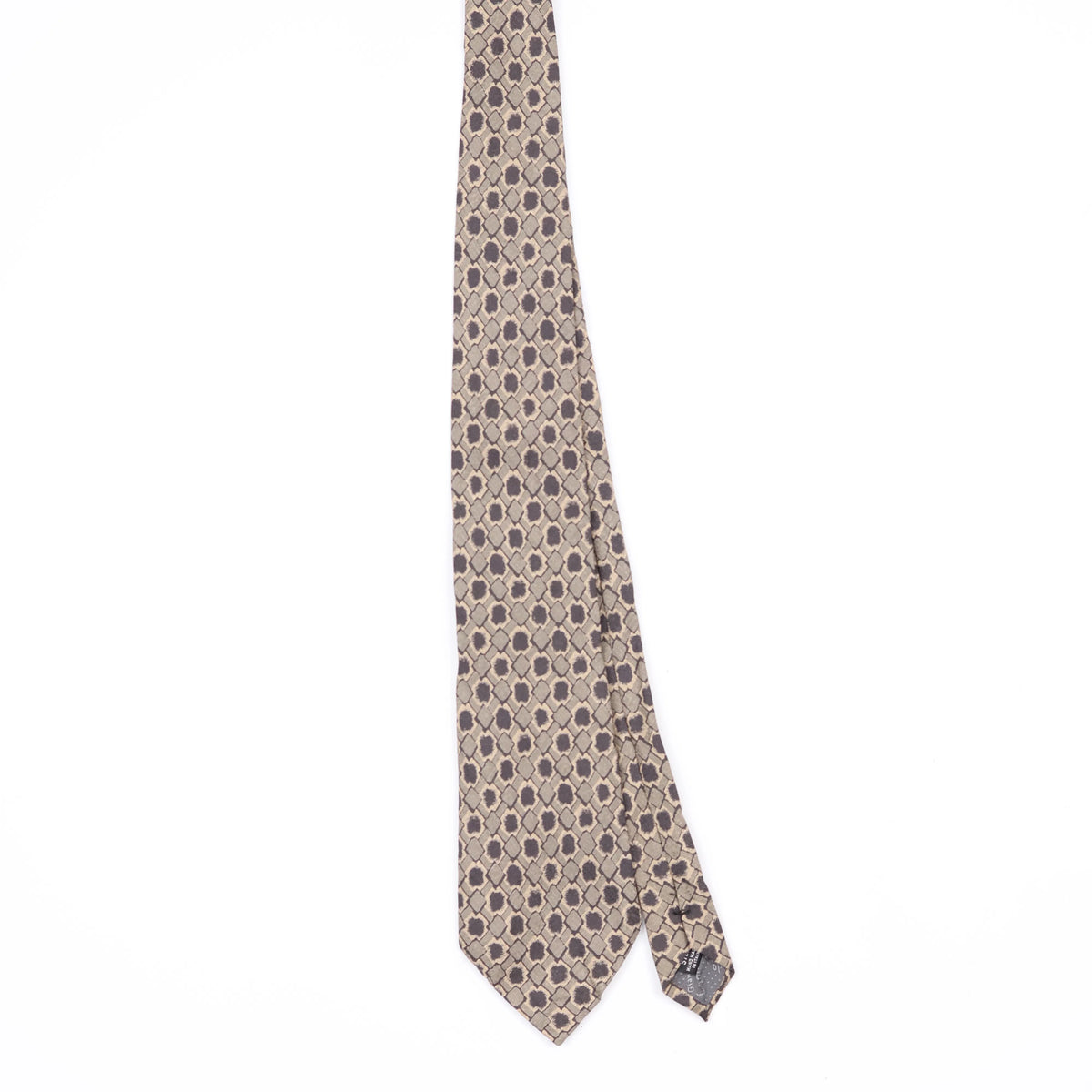 Front Front of Vintage 1990's Geometric Patterned Tie