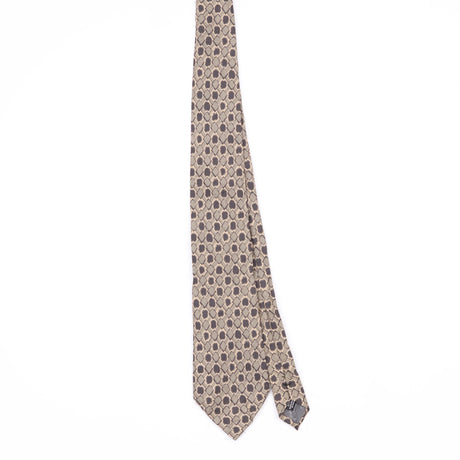 Front Front of Vintage 1990's Geometric Patterned Tie