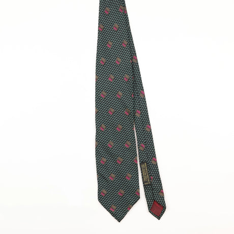 Front of Vintage Giorgio Armani Geometric Patterned Tie