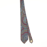 Front of Vintage 1990's Paisley Patterned Tie