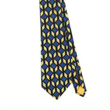 Front Front Detail of Vintage 1980's Michelsons Geometric Patterned Tie