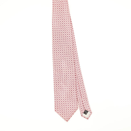 Front Front of Vintage 1990's Ermenegildo Zegna Geometric Patterned Tie