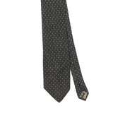 Front Front Detail of Vintage Calvin Klein Polka Dot Patterned Tie