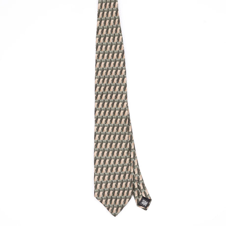 Front Front of Vintage 1990's Croft & Barrow Geometric Patterned Tie