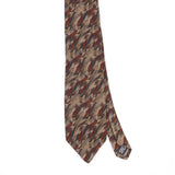 Front Front Detail of Vintage 1990's Geoffrey Beene Abstract Patterned Tie