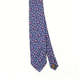 Front Front Detail of Vintage 1990's Alynn Neckwear I'm A Doctor Cartoon Patterned Tie