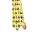 Front Front Detail of Vintage 1990's Valentino Geometric Patterned Tie