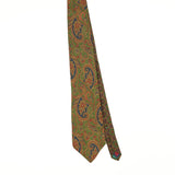 Front Front of Vintage 1990's Tommy Hilfiger Paisley Patterned Tie