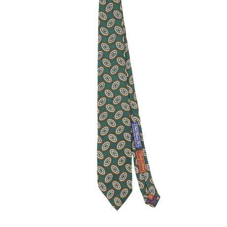 Front Front of Vintage 1990's Geometric Patterned Tie
