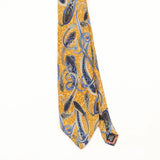 Front Front Detail of Vintage 1990's Stafford Paisley Patterned Tie