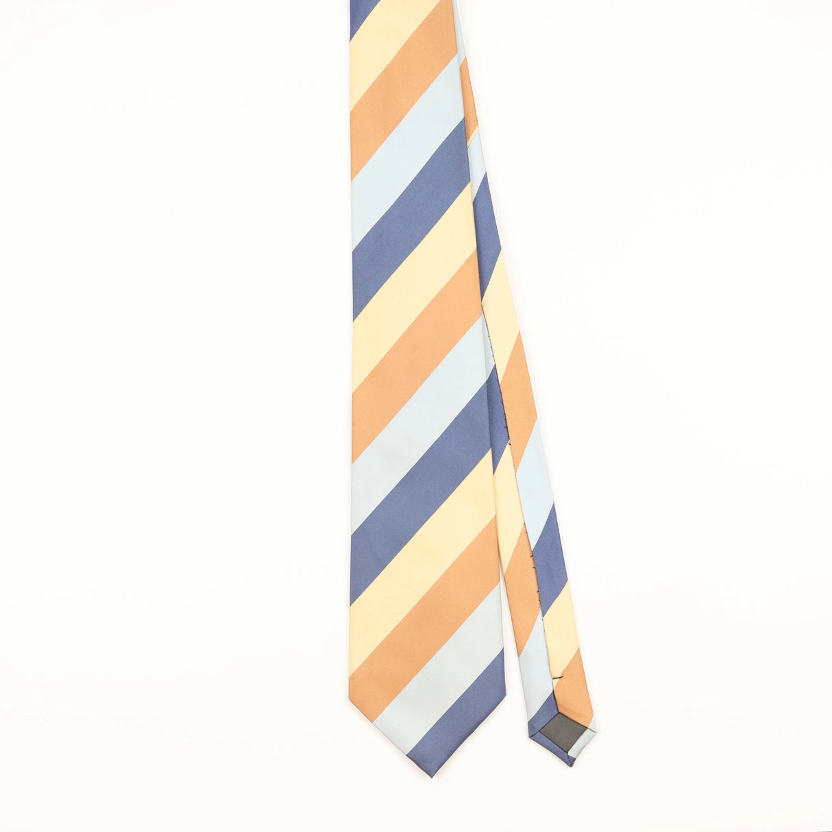 Front of Vintage 1990's Valentino Striped Patterned Tie