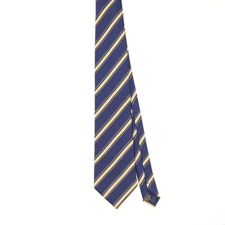 Front of Vintage 1990's Brioni Striped Patterned Tie