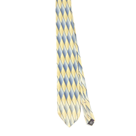 Front Front of Vintage 1990's Zylos Geometric Patterned Tie