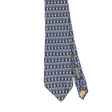 Front Front Detail of Vintage 1990's Geometric Patterned Tie