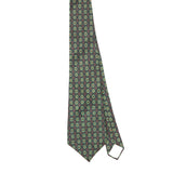 Front Front of Vintage 1980's Yves Saint Laurent Geometric Patterned Tie