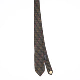 Front Front of Vintage 1990's Check Patterned Tie