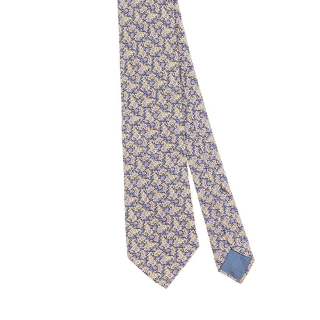 Front Detail of Vintage 1980's Christian Dior Paisley Patterned Tie
