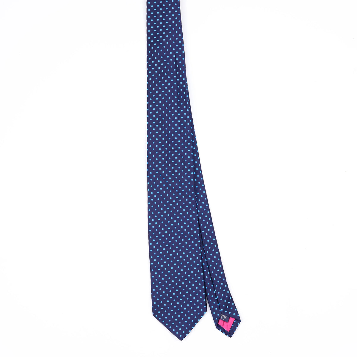 Front Front of Vintage Charles Tyrwhitt Polka Dot Patterned Tie