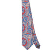 Front Front Detail of Vintage 1990's Paisley Patterned Tie