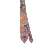 Front Front of Vintage 1990's Countess Mara Paisley Patterned Tie