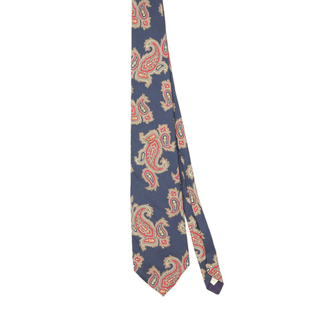 Front of Vintage 1990's Paisley Patterned Tie