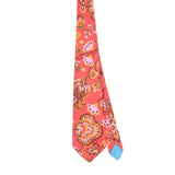 Front Front of Vintage 1980's Liberty of London Flowers Floral Patterned Tie