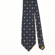Front Detail of Vintage 1990's Robert Talbott Geometric Patterned Tie