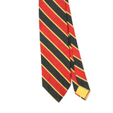 Front Front Detail of Vintage 1970's Striped Patterned Tie