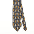 Front Detail of Vintage Geometric Patterned Tie