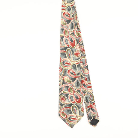 Front of Vintage 1980's Pierre Cardin Abstract Patterned Tie