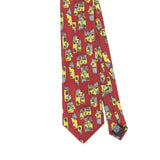 Front Front Detail of Vintage Tootal Abstract Patterned Tie