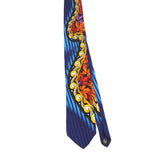 Front of Vintage 1990's Rush Limbaugh Abstract Patterned Tie